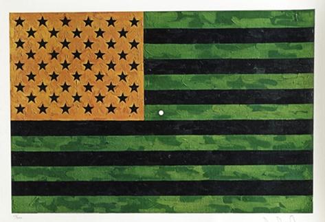 Flag (Moratorium), Jasper Johns, Christie's Auction House, $15,000