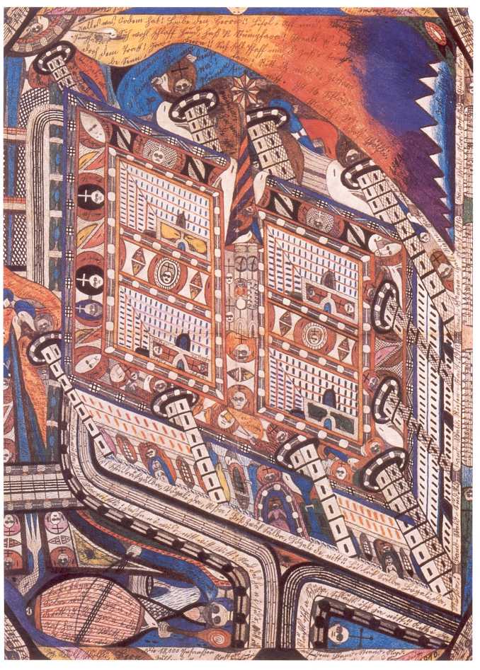 Irren-Anstalt Band-Hain, Adolf Wolfli, 1910