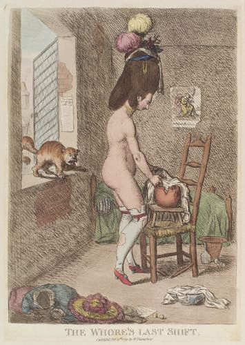 The Whore's Last Shift, James Gillray, 1779