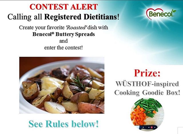 Calling all Registered #Dietitians! Enter our Benecol&reg; &lsquo;Roasted&rsquo; #Recipe #Contest for a chance to win a W&Uuml;STHOF-inspired 🔪cooking goodie basket for your culinary adventures.

HOW TO ENTER:
1. Follow us and like this picture to q