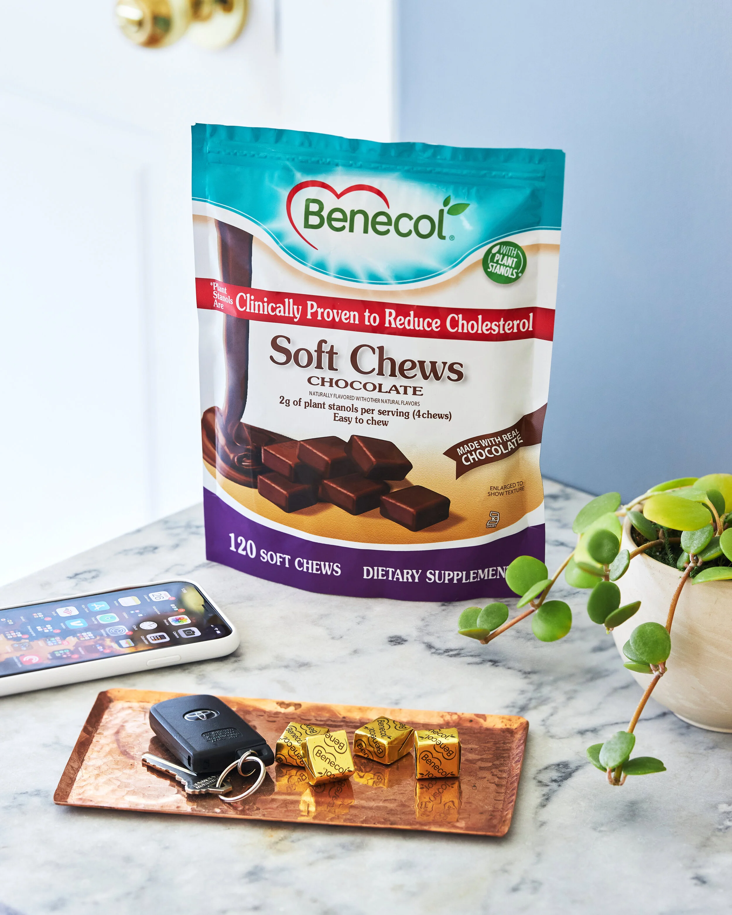Our Soft Chews Lower Cholesterol Benecol Buttery Spreads