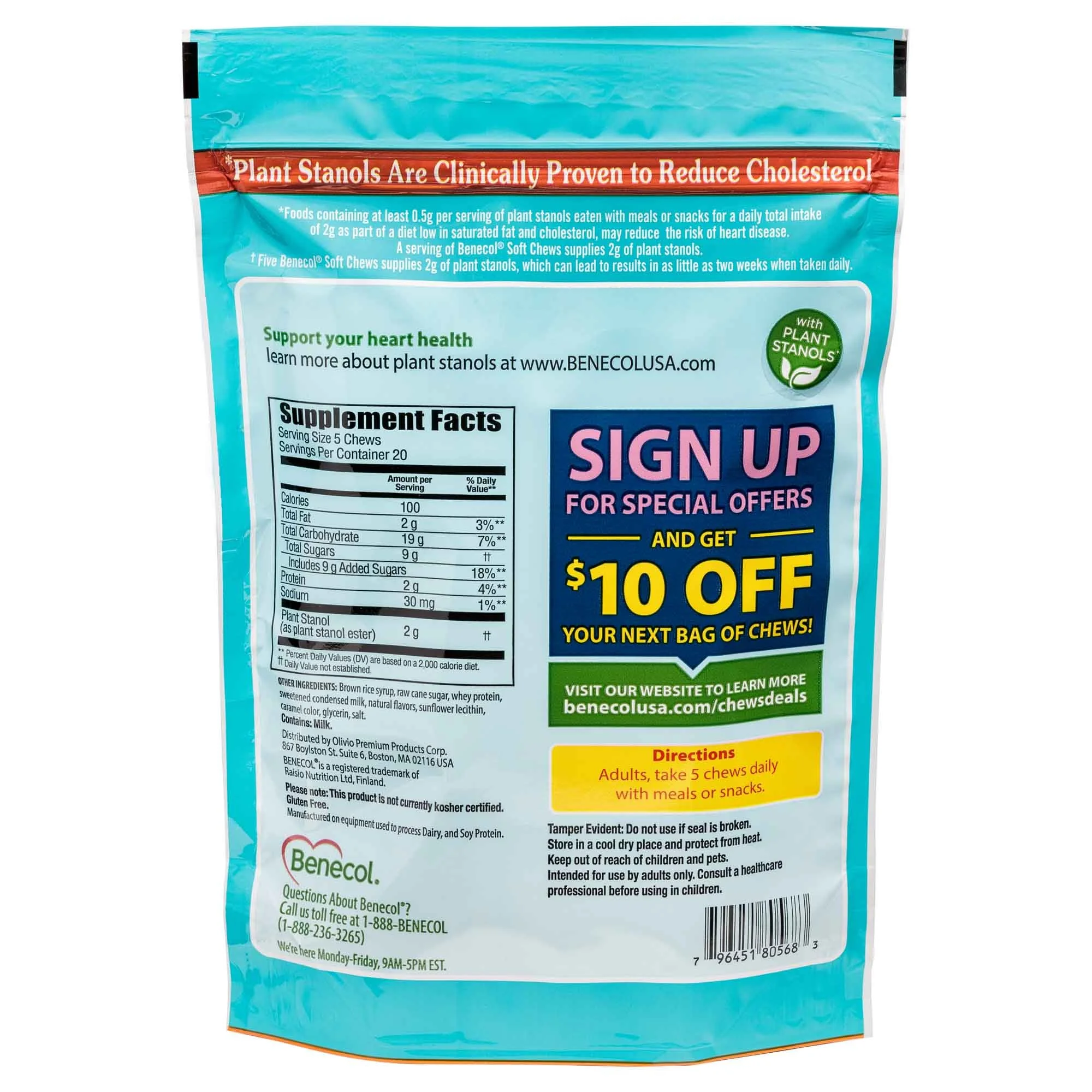 Plant Stanols are Clinically Proven to Reduce Cholesterol - Caramel Supplement