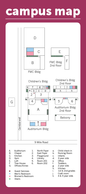 Adult Back Campus Map