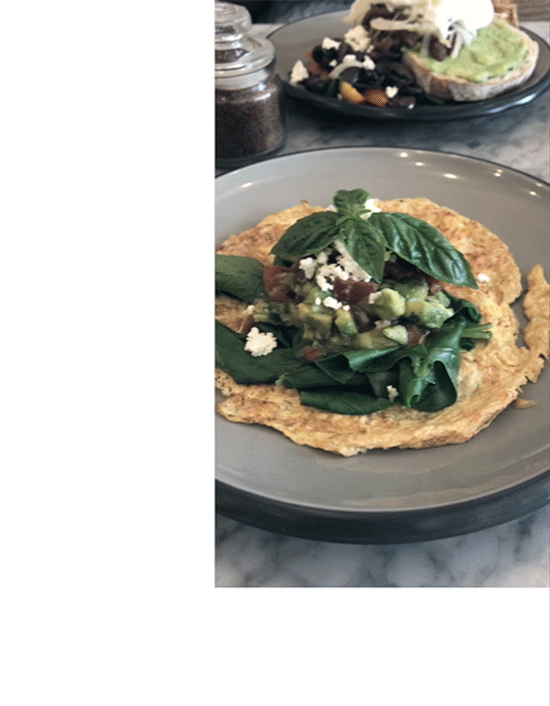 Meals at Cafe Organic