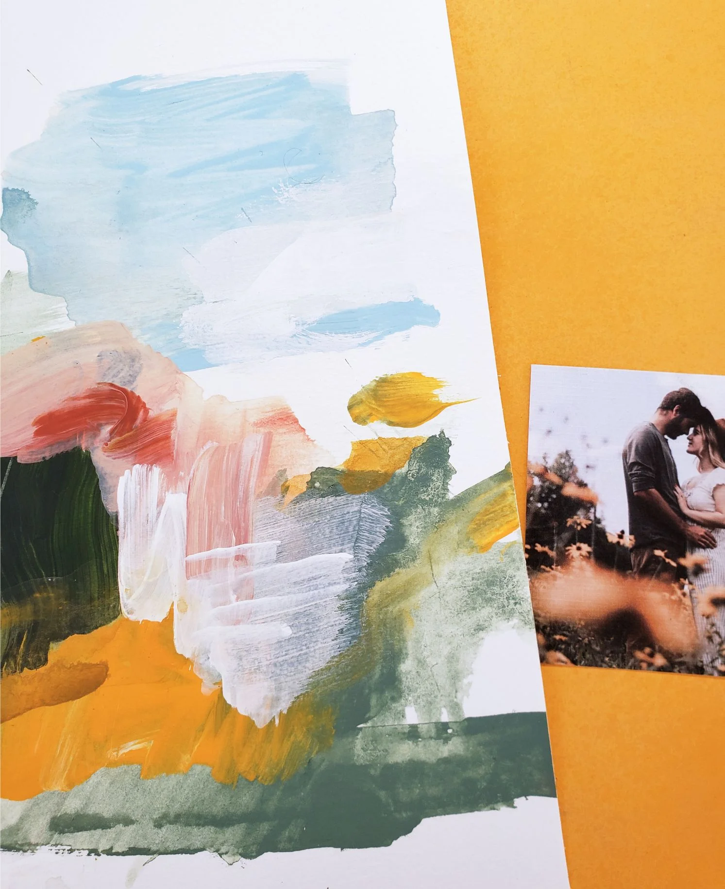 painting on paper