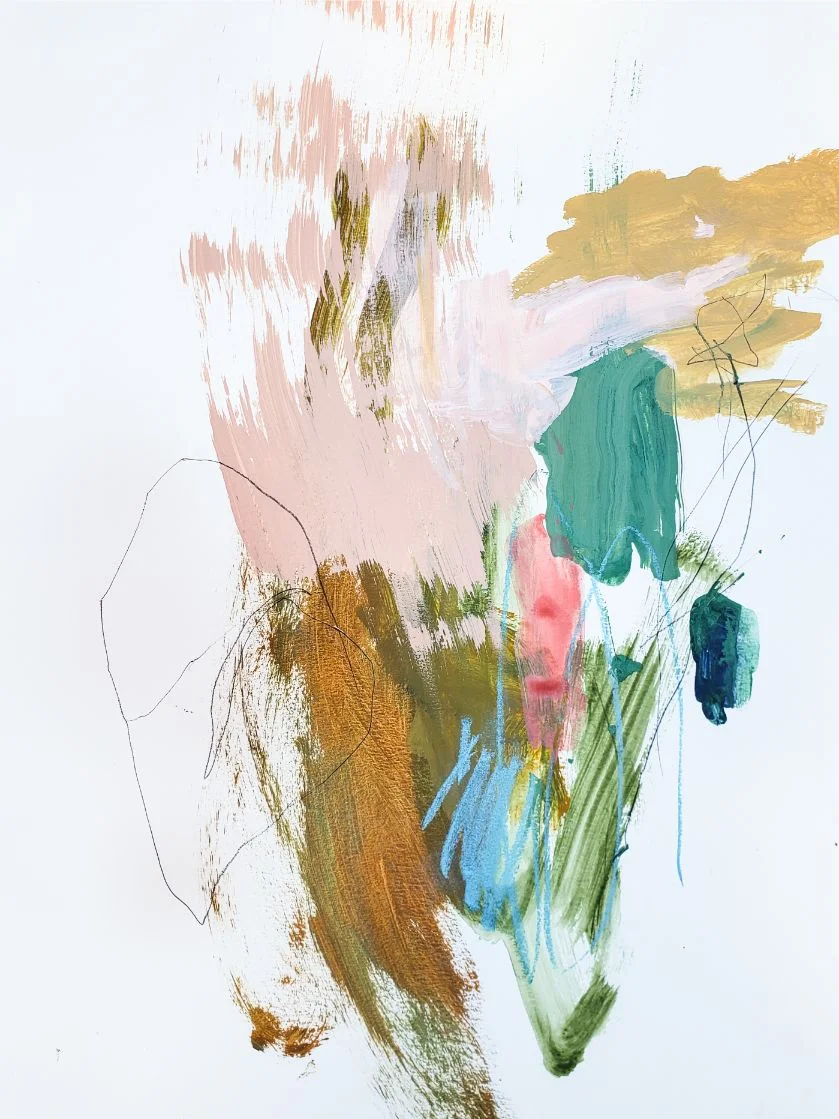 pause abstract painting