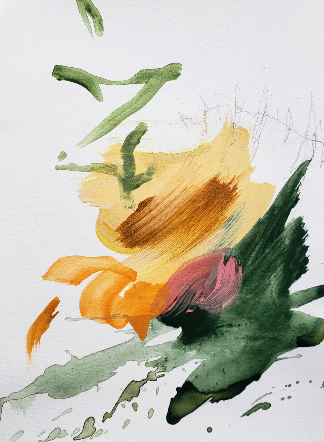 rachel wadlow abstract floral