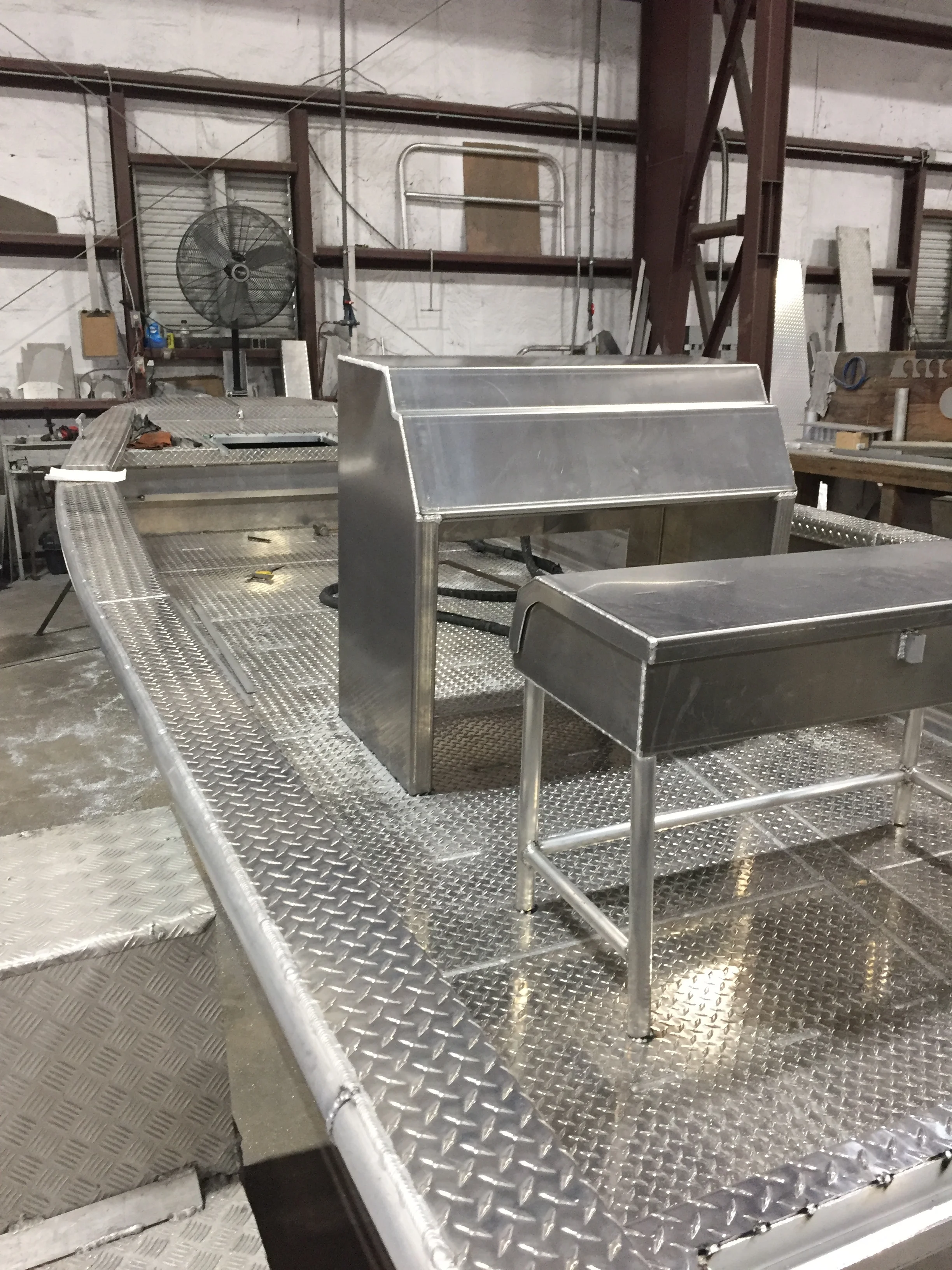  Construction of the R/V Thalinectes at Hanko's Metal Works in Berwick, LA 