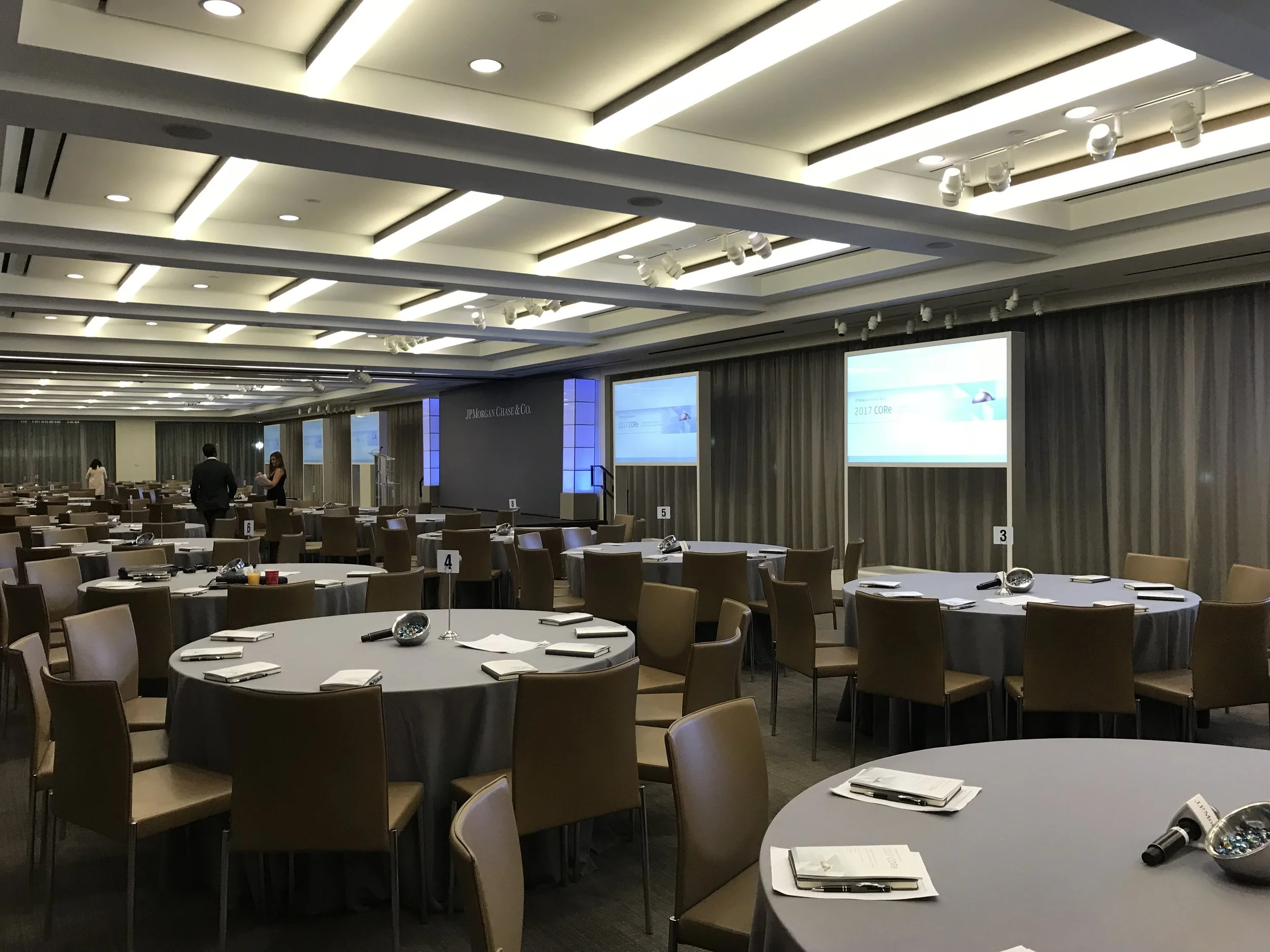 All analysts located in North America and Latin America traveled to New York to attend the program.
