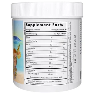 Nordic Naturals Nordic Omega 3 Gummies Tangerine Treats 120 Gummies International Pharmacy