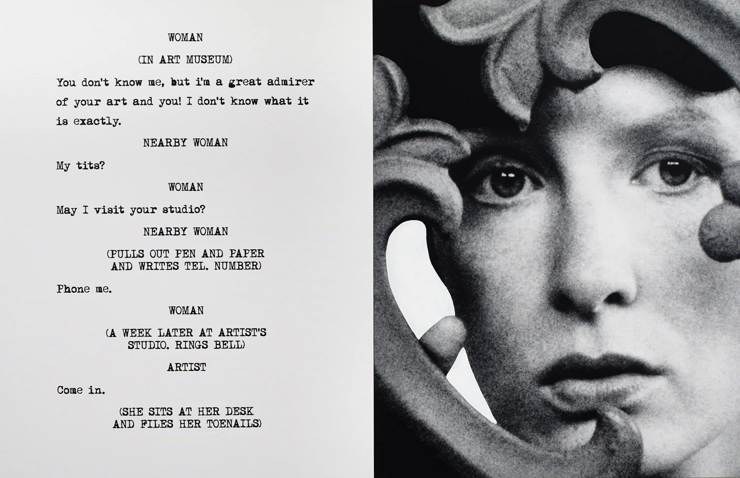 Pictures & Scripts: …Files toenails., 2015 © John Baldessari
