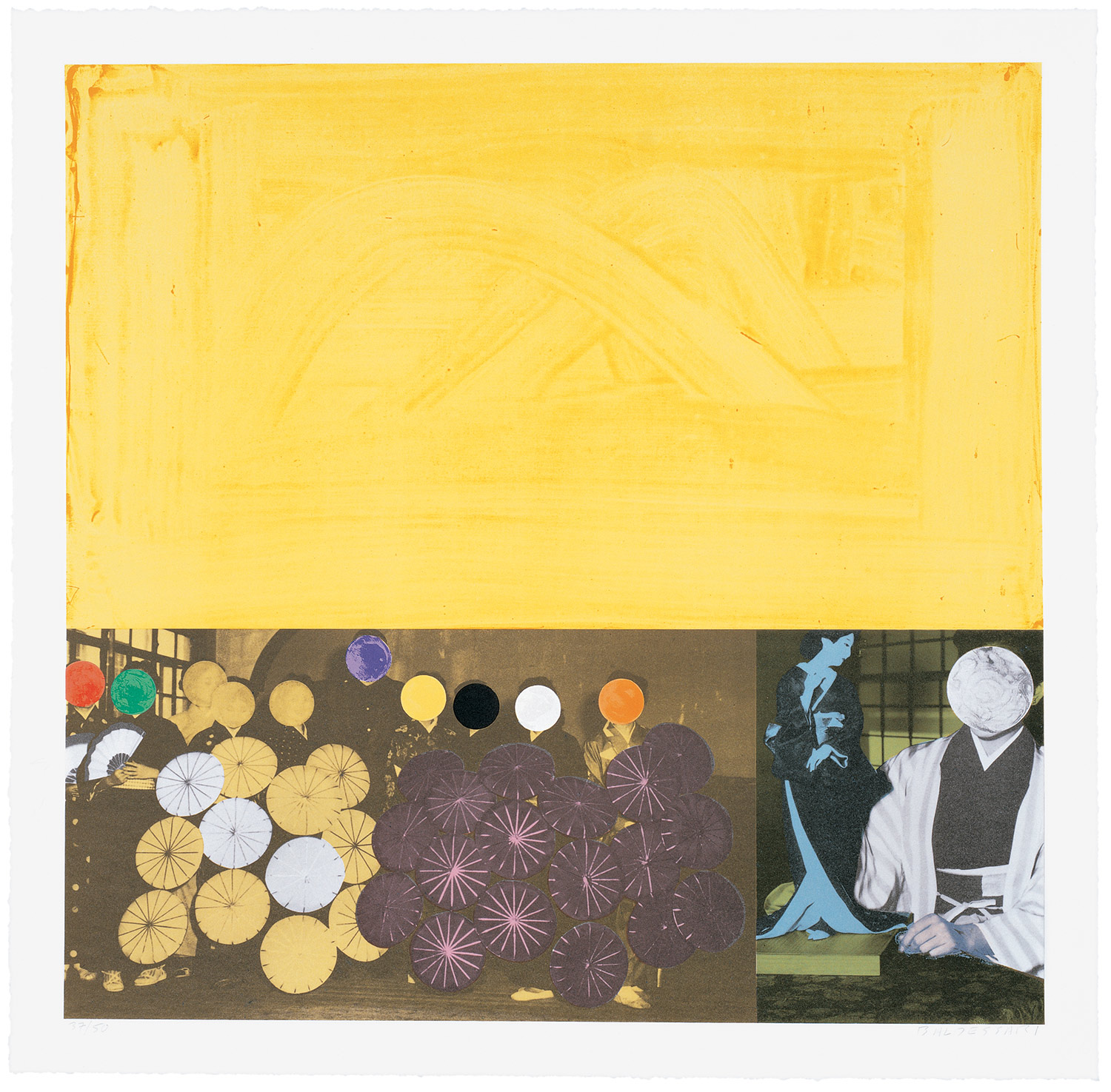   Cliché: Japanese (Yellow) , 1995 Publisher: Cirrus Editions, Edition of 50.  ©&nbsp;John Baldessari 