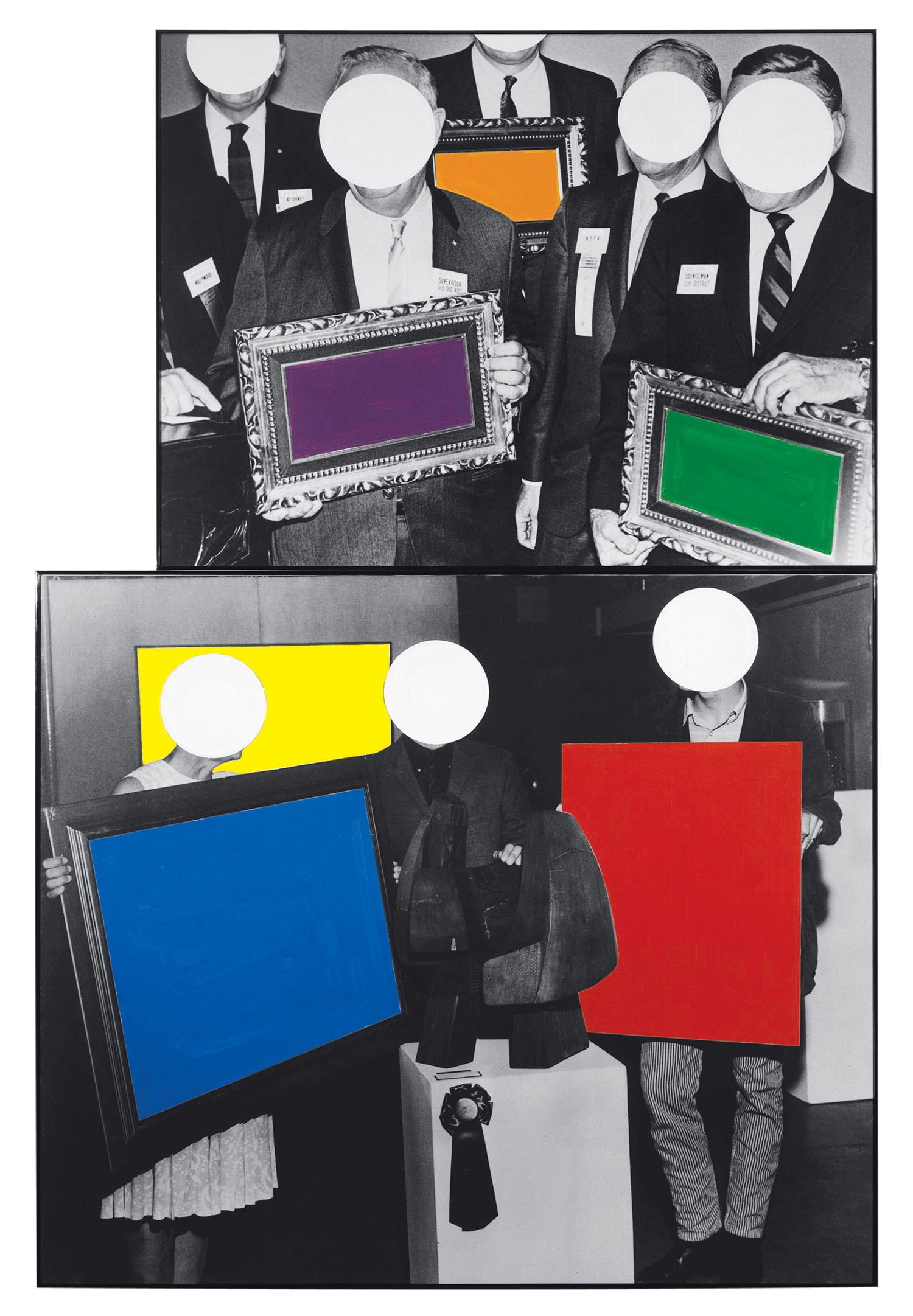   Frames and Ribbon,  1988  ©&nbsp;John Baldessari 