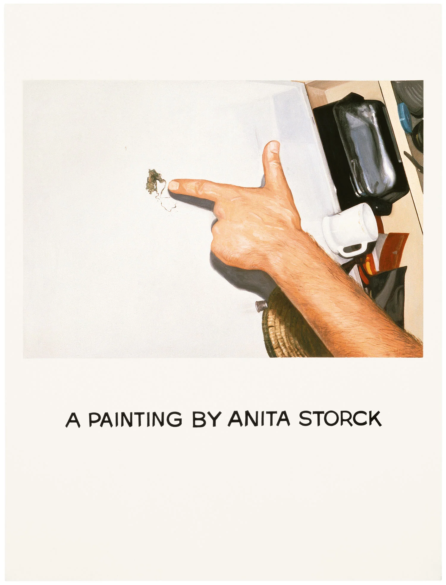 Commissioned Painting: A Painting by Anita Storck, 1969 © John Baldessari