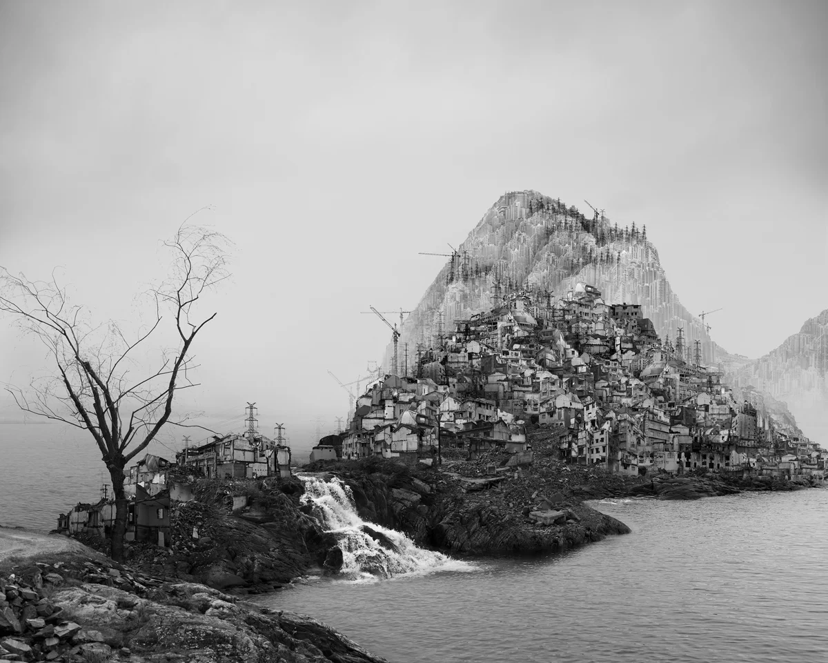 Yang Yongliang Makes the Haunting Beautiful