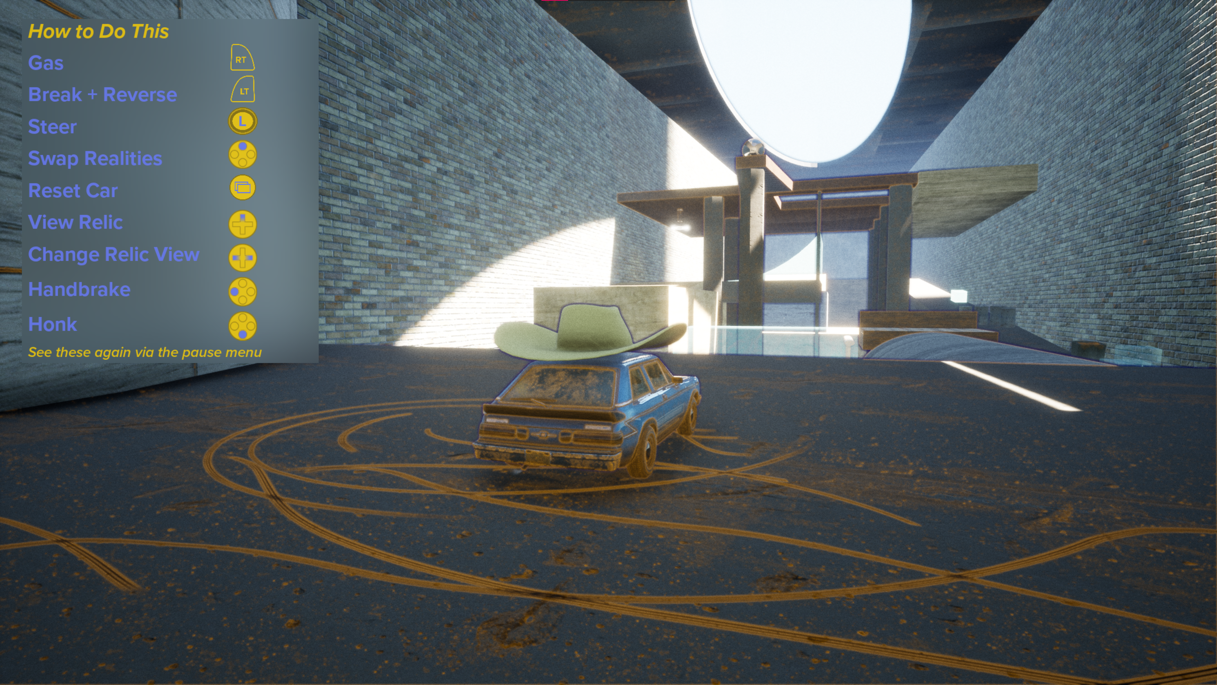 An optional obstacle course for player’s to explore.