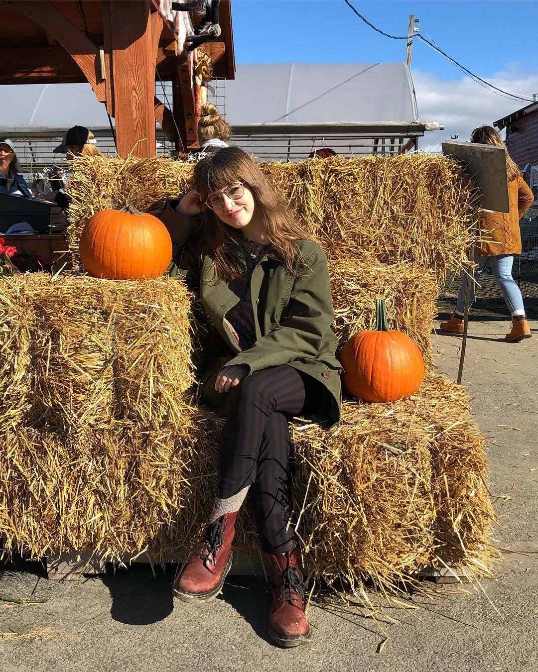 A perfect image from a perfect fall day. 🍂🎃