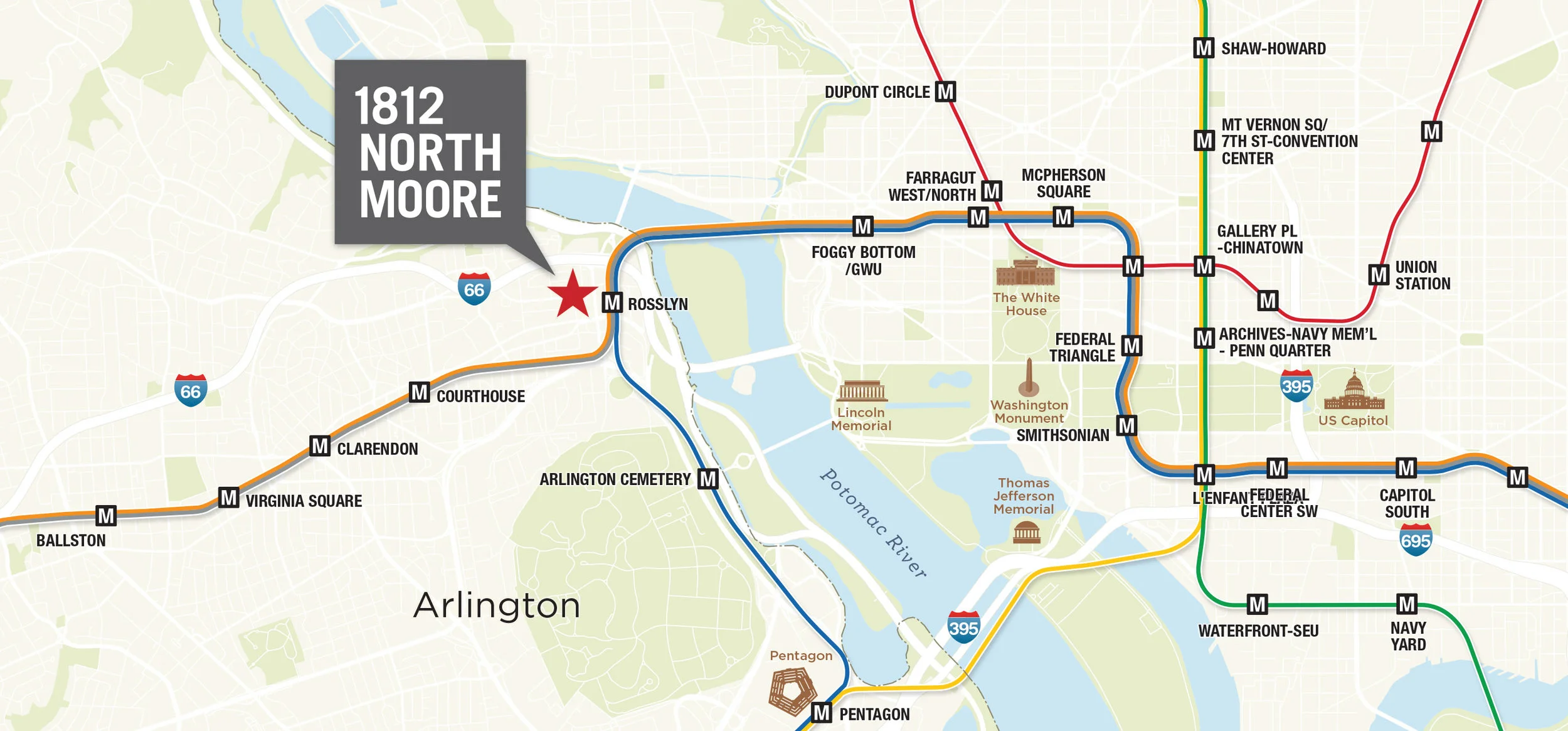 Arlington Virginia Washington DC Metro Subway Transit Map.jpg
