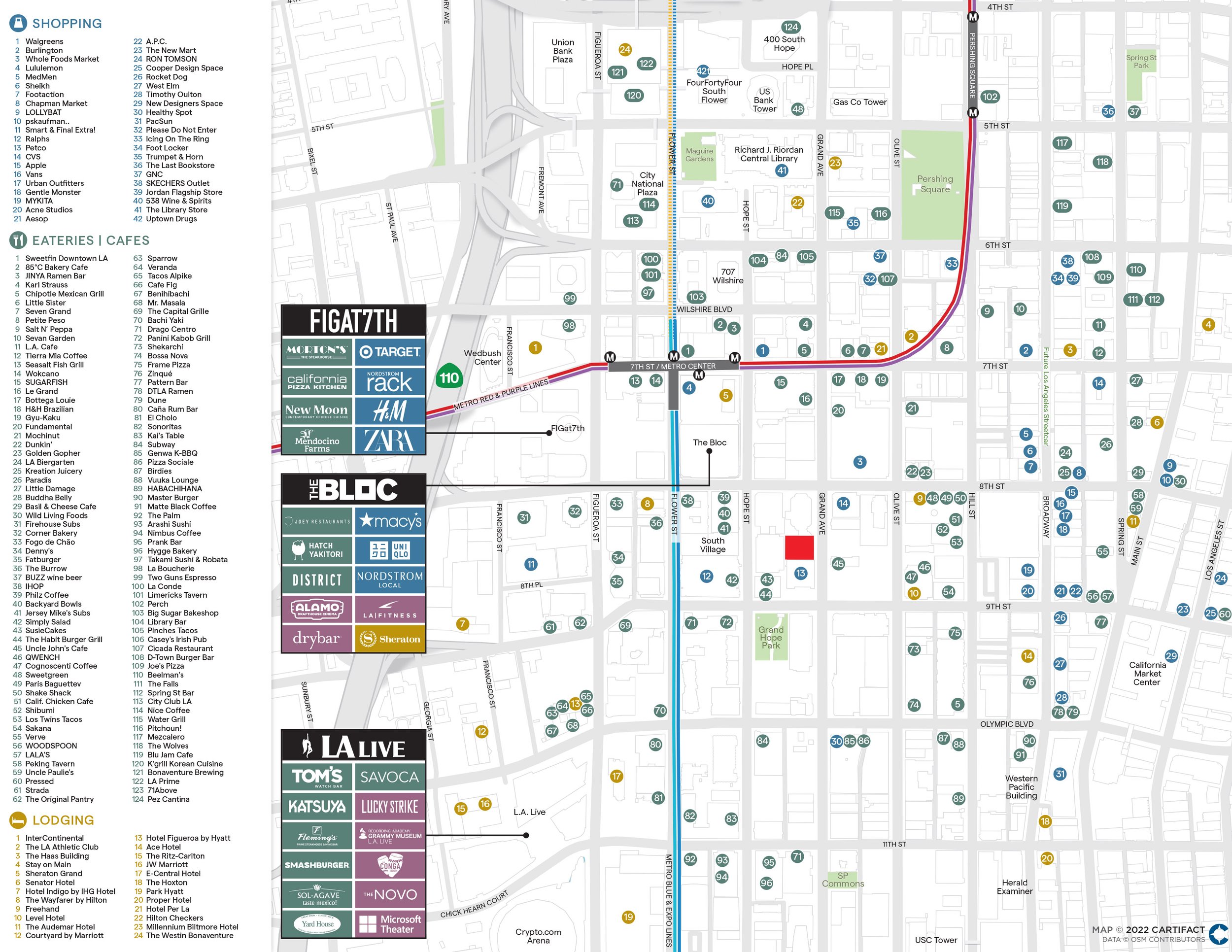 DTLA Los Angeles CA Amenities Downtown Retail Restaurants Map.jpg