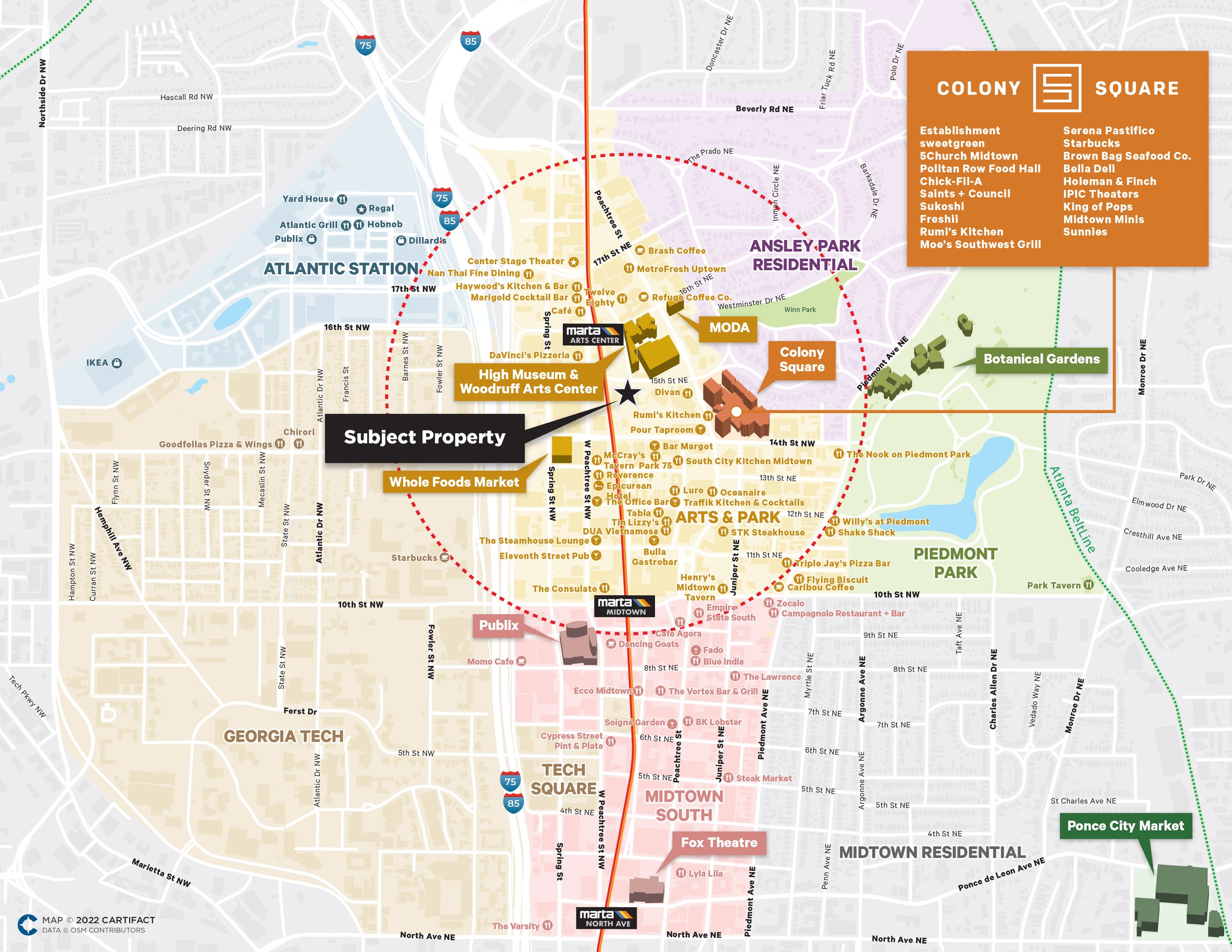Midtown Atlanta GA Amenities Retail Attractions Detail Map.jpg