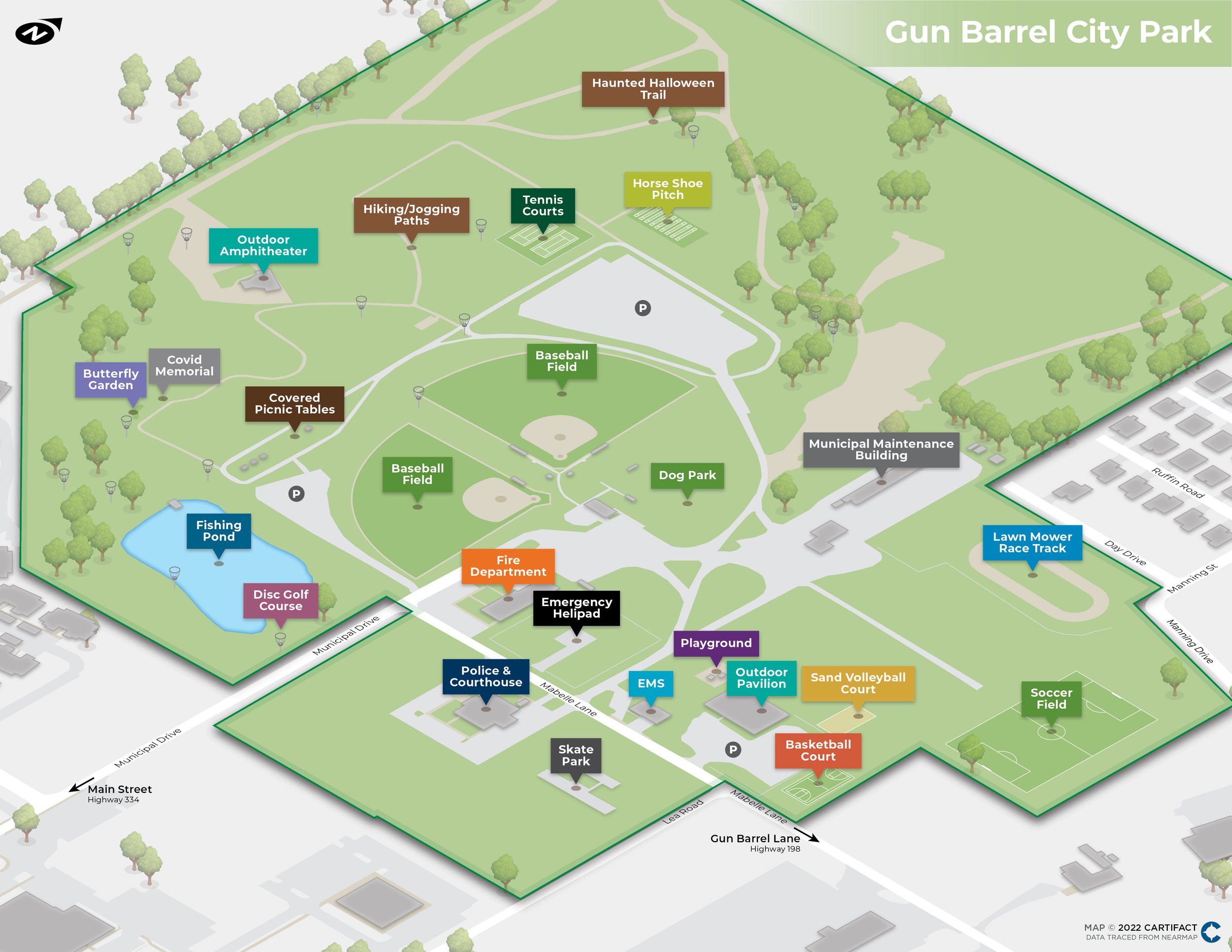 Gun Barrel TX Gun Barrel City Park map.jpg