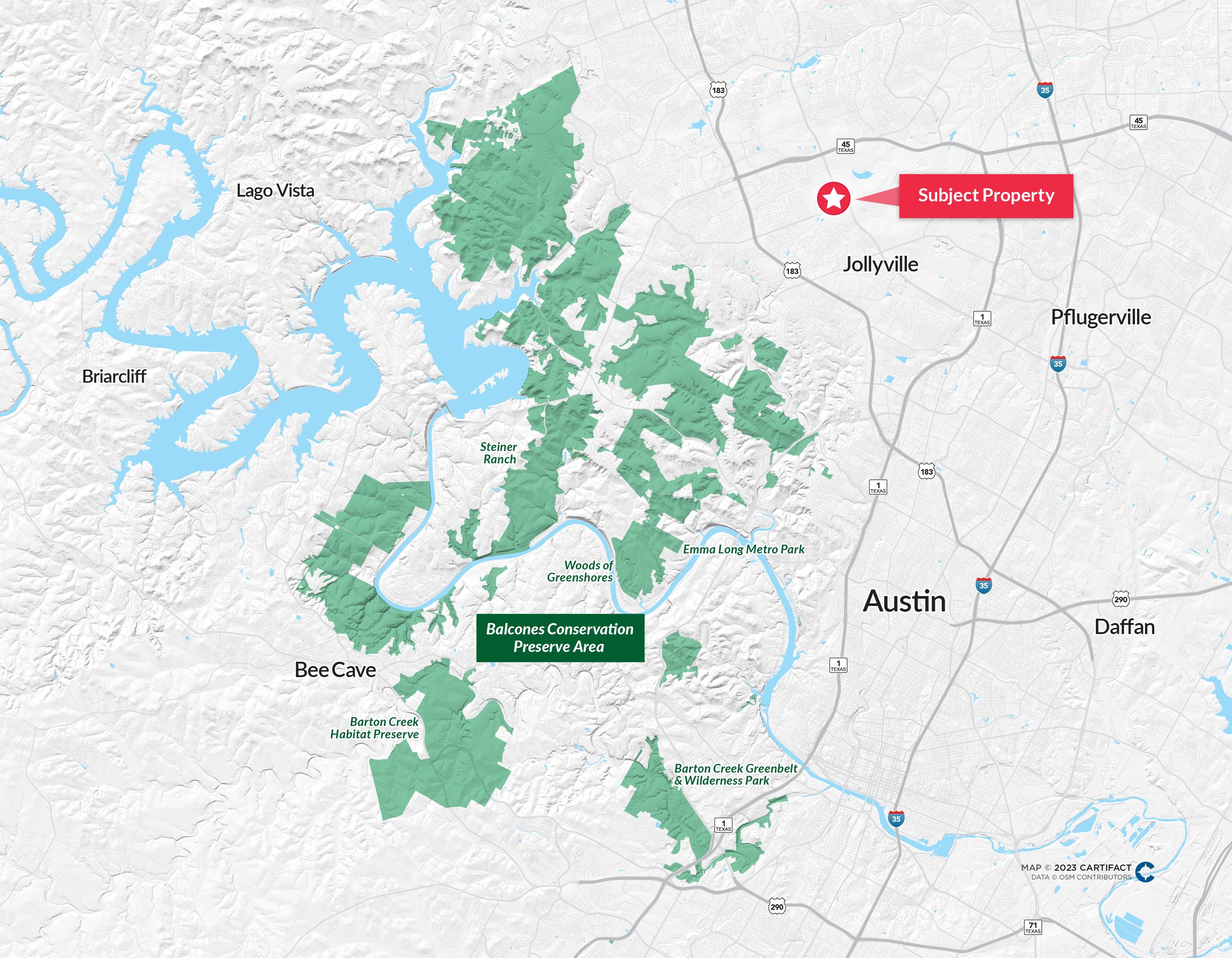 Jollyville Austin TX Terrain Topography Topographic Park Preserve Wilderness Map.jpg
