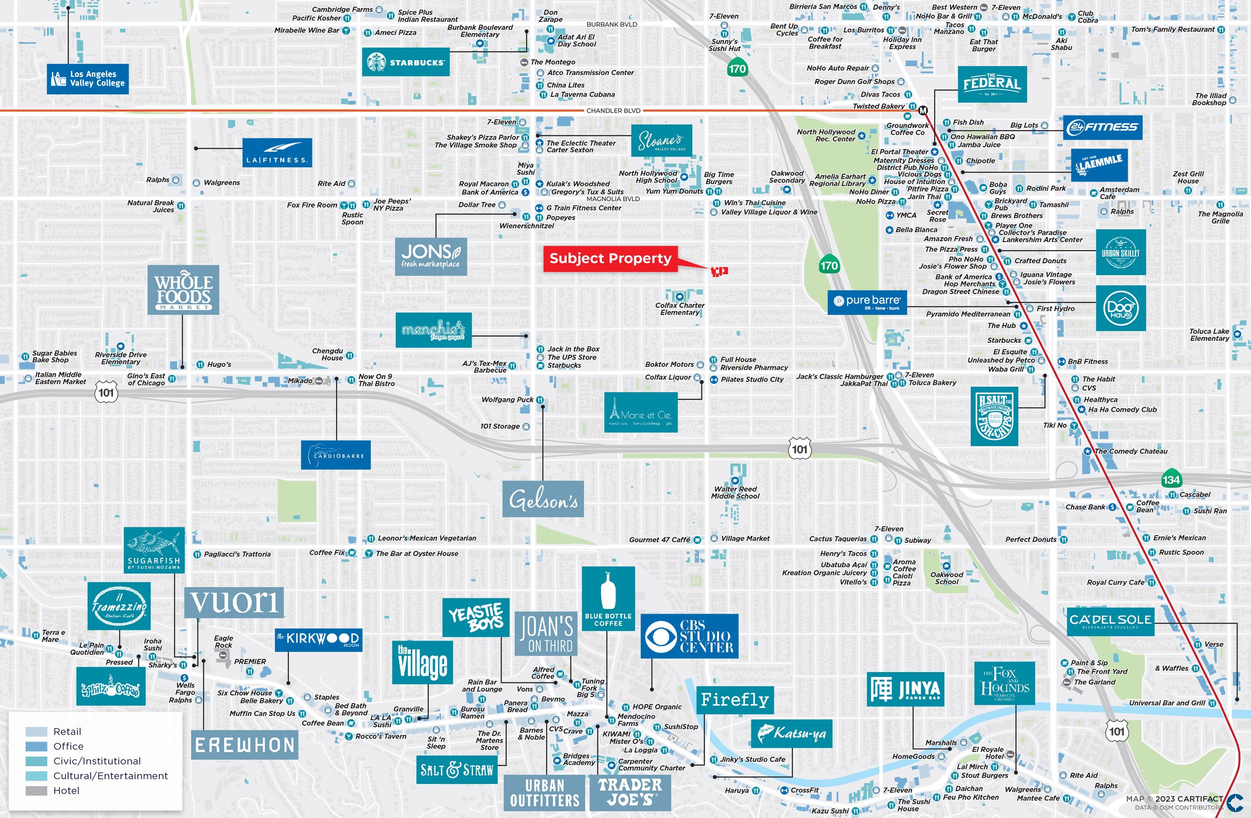 North Hollywood CA Amenities Logos Retail Dining Local Detail Map.jpg