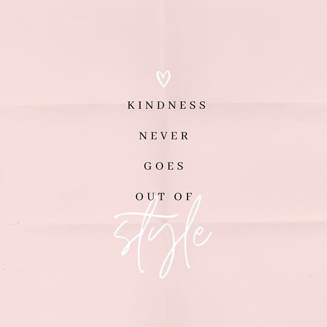 Nope it doesn't.  So be kind to everyone.  EV-ER-Y-ONE.  Those outside your inner circle, those who don't agree with you on certain topics (ahem politics), those you've never stopped to acknowledge before.  Do you know how good it feels to build othe