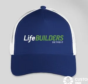 LifeBUILDERS Hat Royal/White