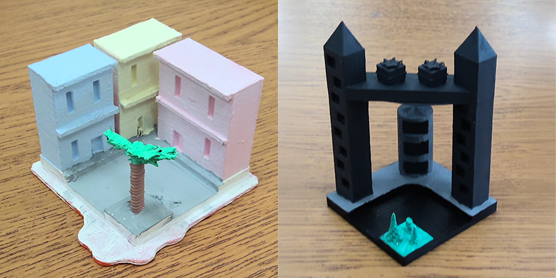 3D Printed City Blocks