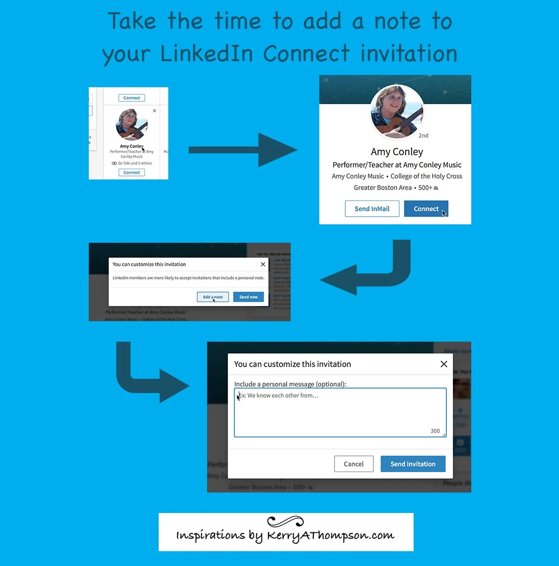 KerryAThompson.com Blog: Take the time to add a note to your LinkedIn Connect invitation