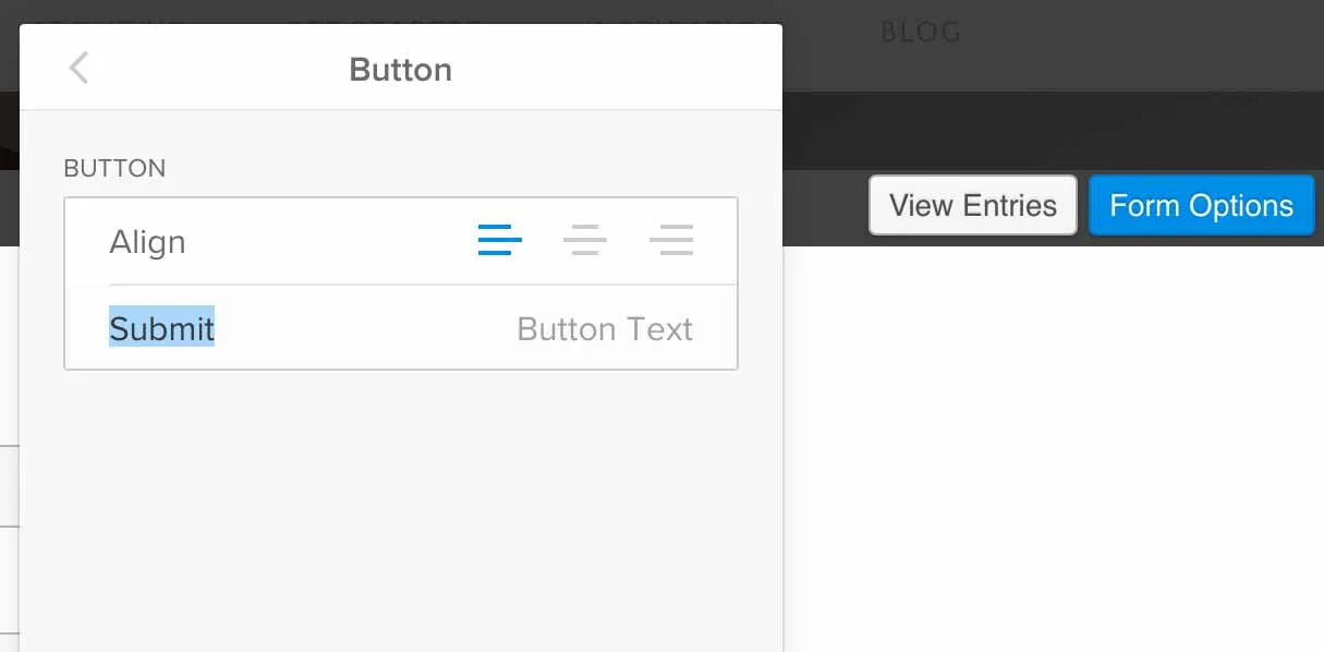 In Weebly, change the form's Button text. (KerryAThompson.com)