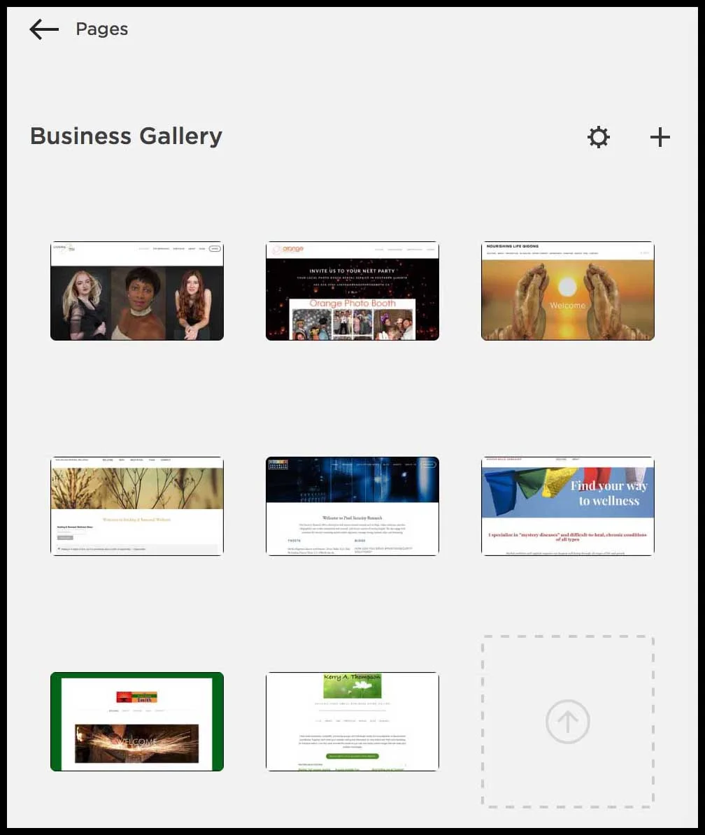 KerryAThompson.com Blog: Portfolio Makeover, new Squarespace Gallery page