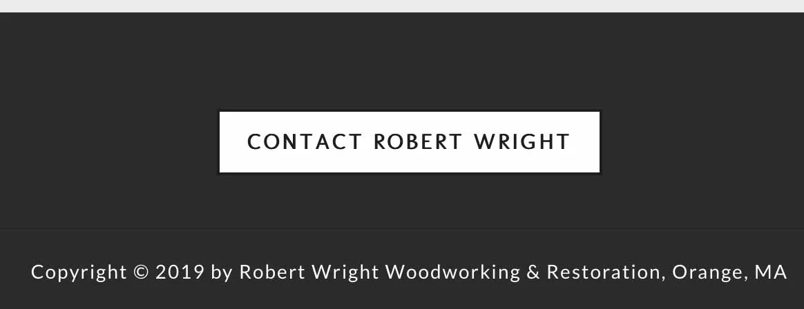 Contact form in footer