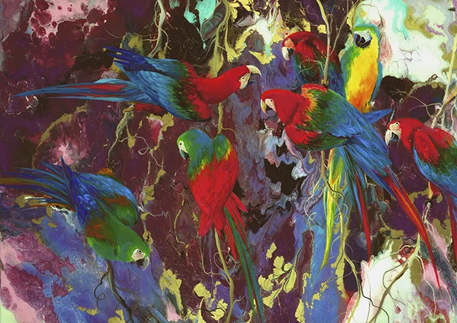 Scarlet Macaws 6x9.jpg