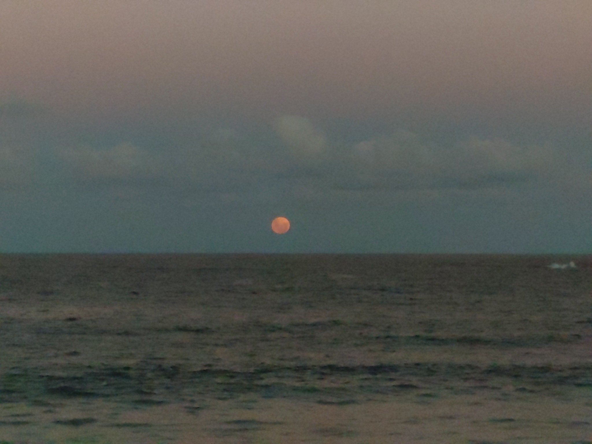 Moon rising