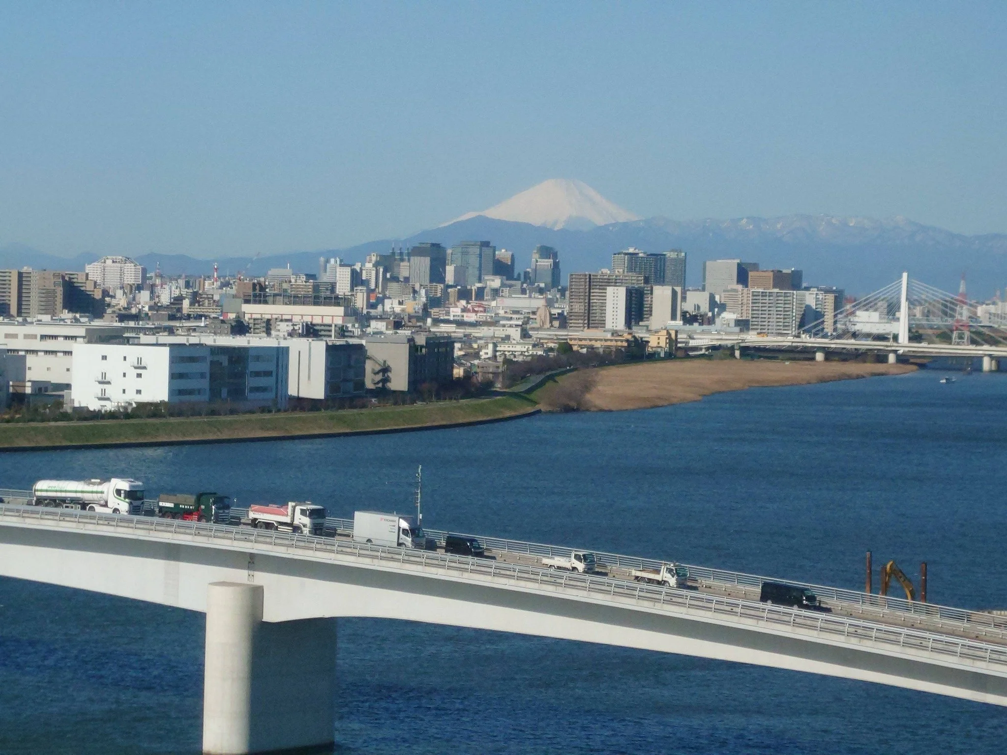 Just realized I can see Mount Fuji from my hotel room