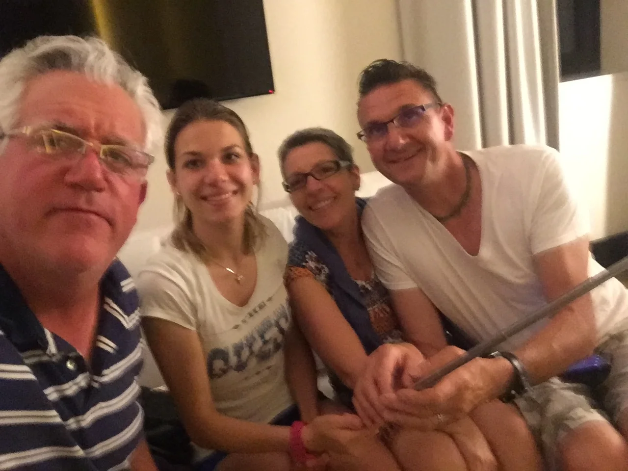 Andrea, Claudine and Patrick LeGros