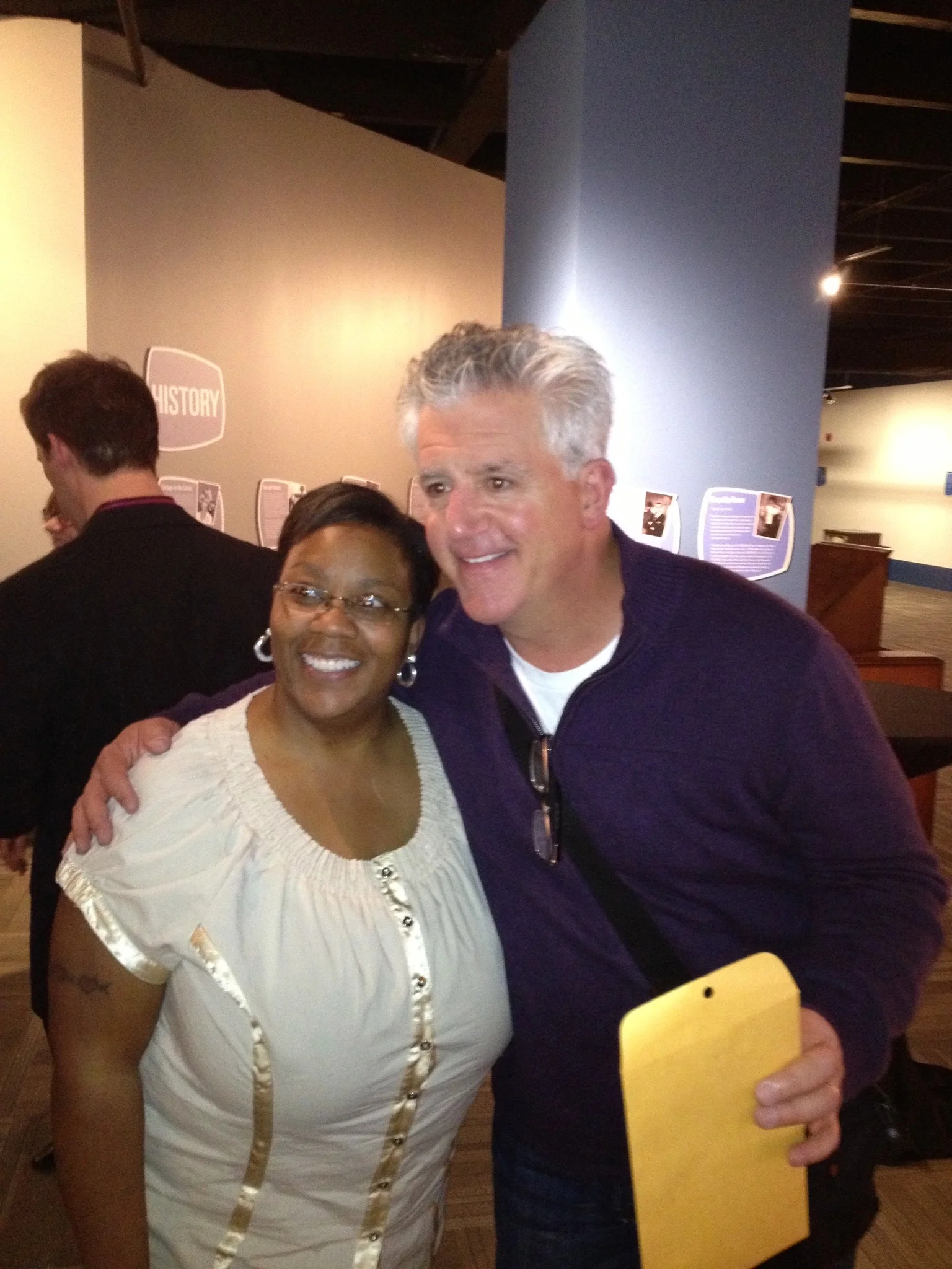  This was taken at the Chicago Museum of Broadcast Communications after the table reading of I’ve Got A Life In Kalamazoo. 