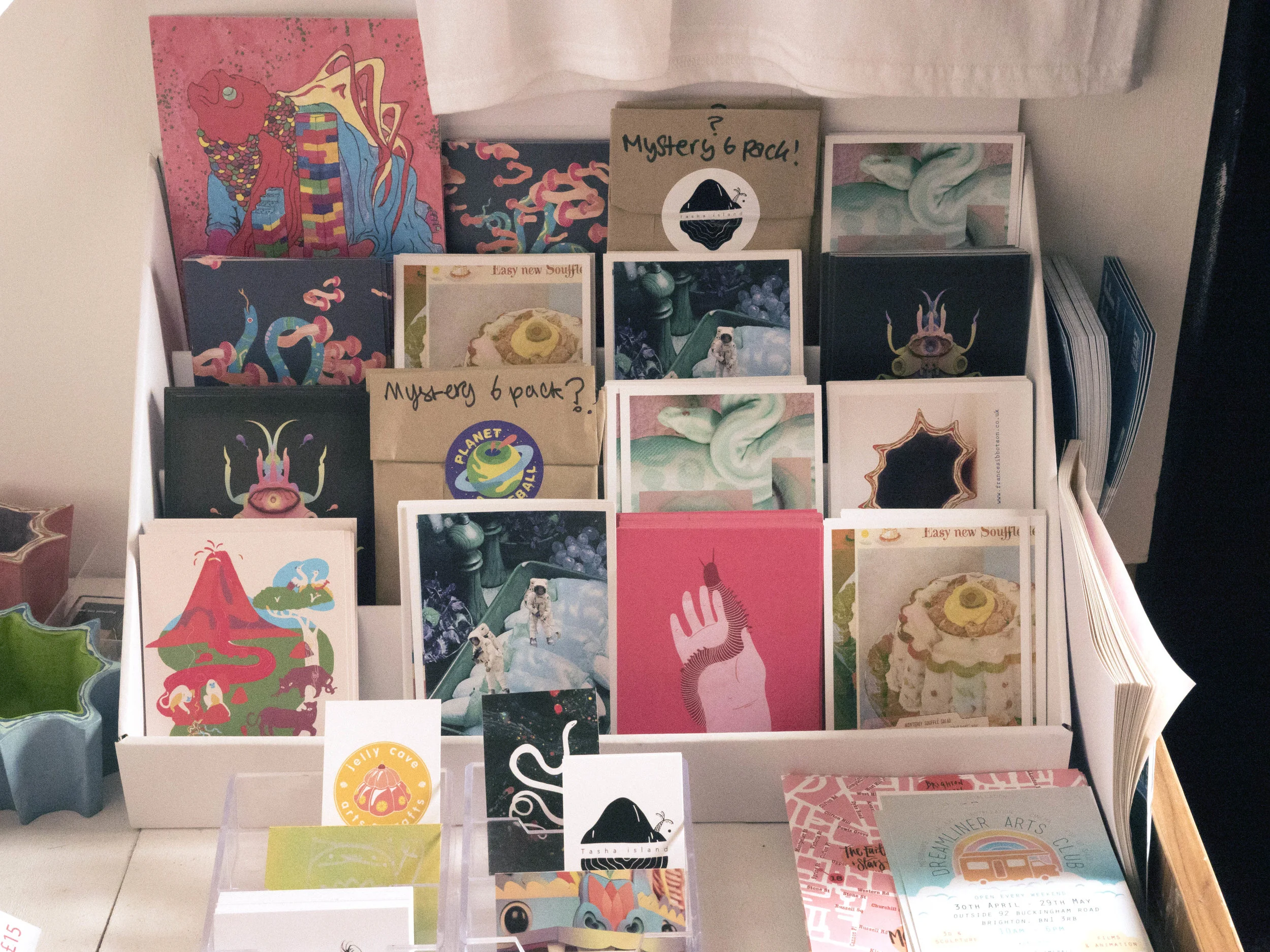 work by: Eloise Oui / Tasha Island / Marianthi Aldridge / Planet Slimeball