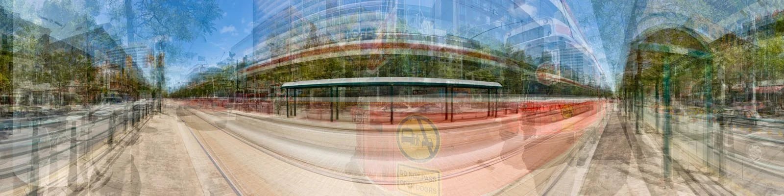 Eight Streetcar Shelters (Day), Spadina Avenu e (2011)