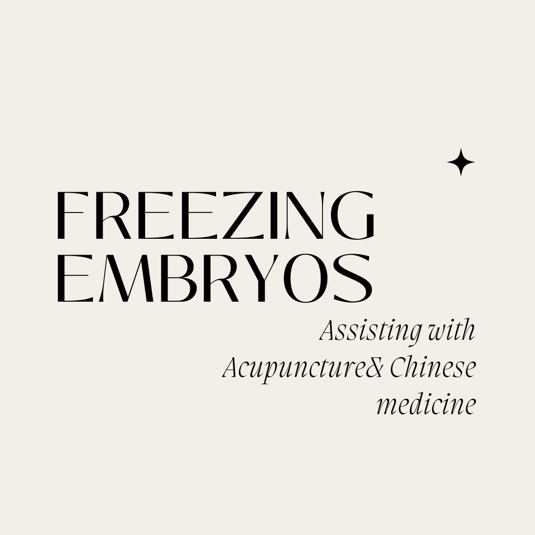 Freezing Embryos - Acupuncture Can Assist