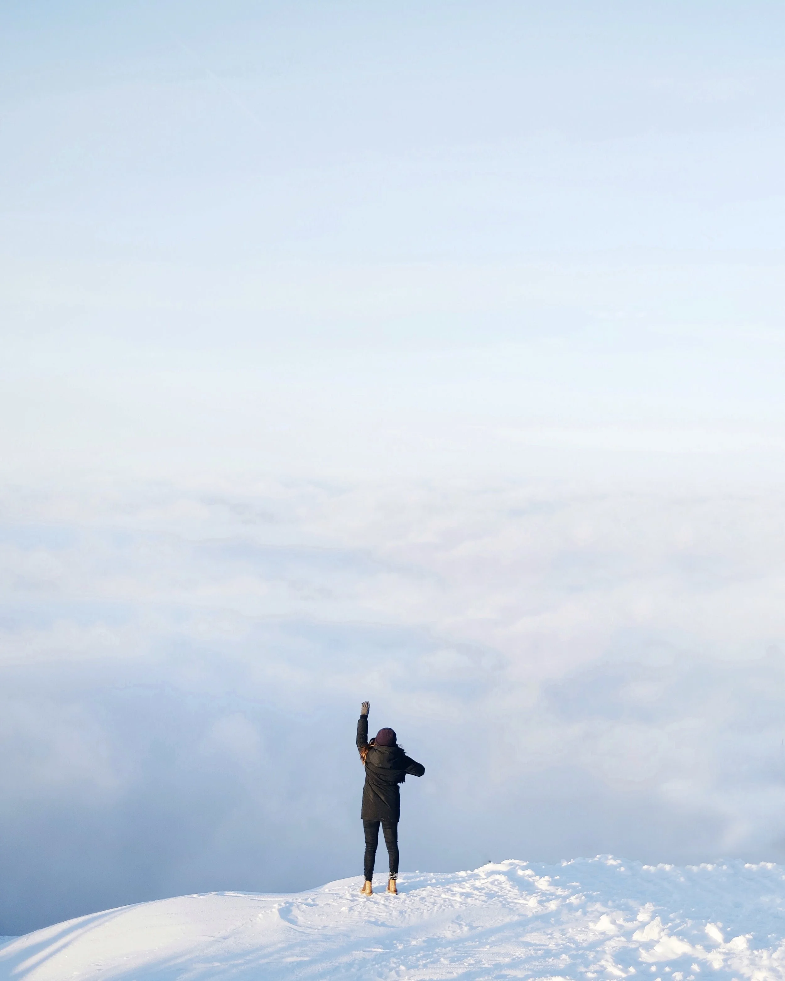 Ontop of a mountain by a social media photographer