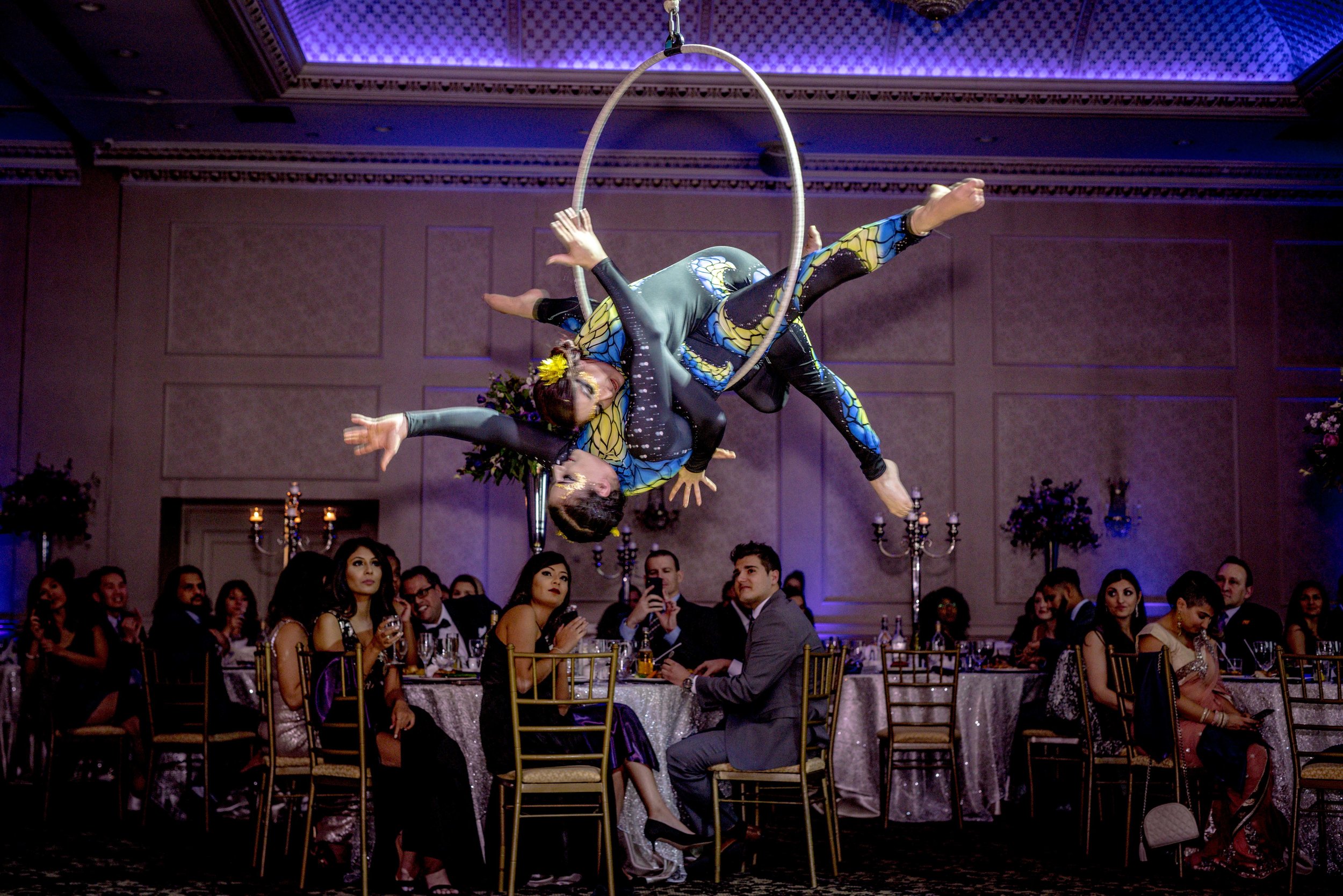 Ariel Photography at chateau le Jardin in toronto