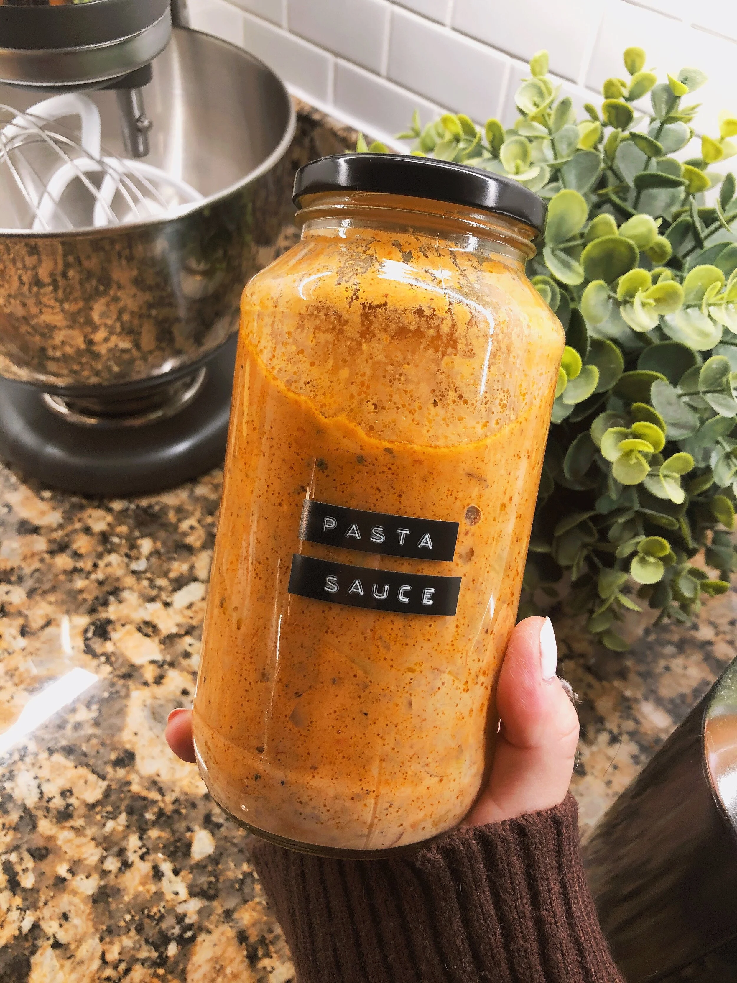 Homemade Vodka Sauce w/ Meat