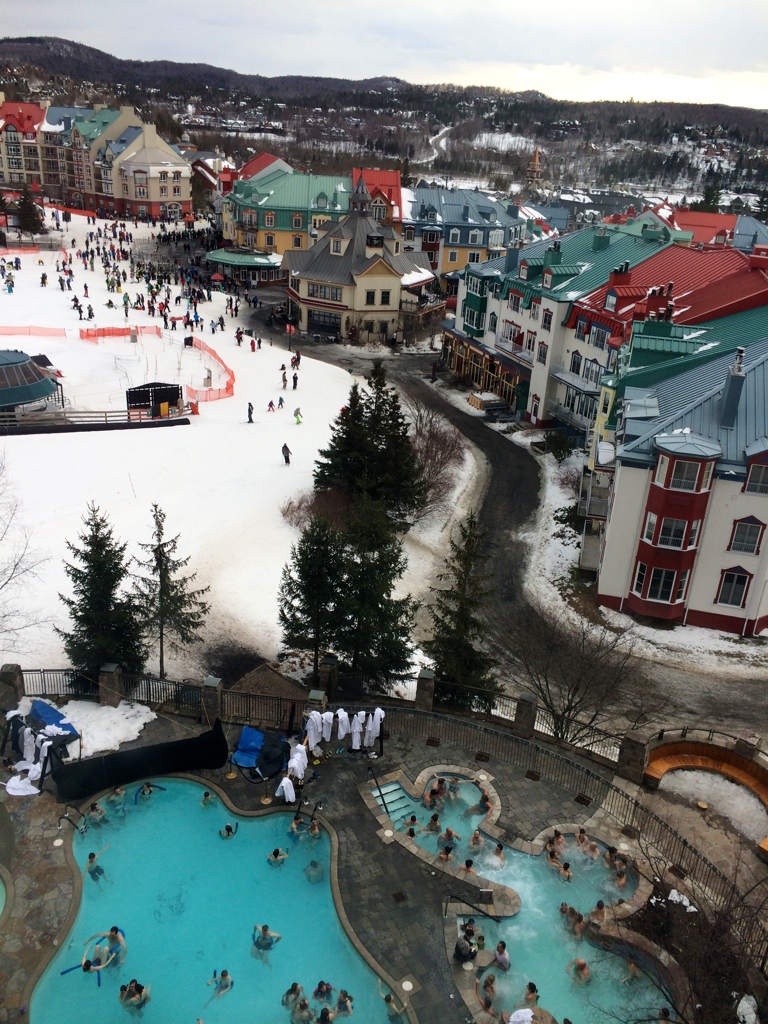 The mountain view from Fairmont - Mont Tremblant