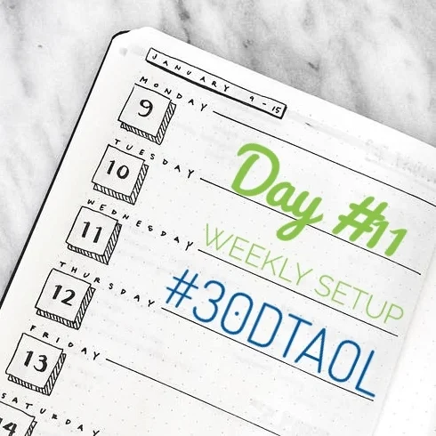 Day 10 - Weekly Setup