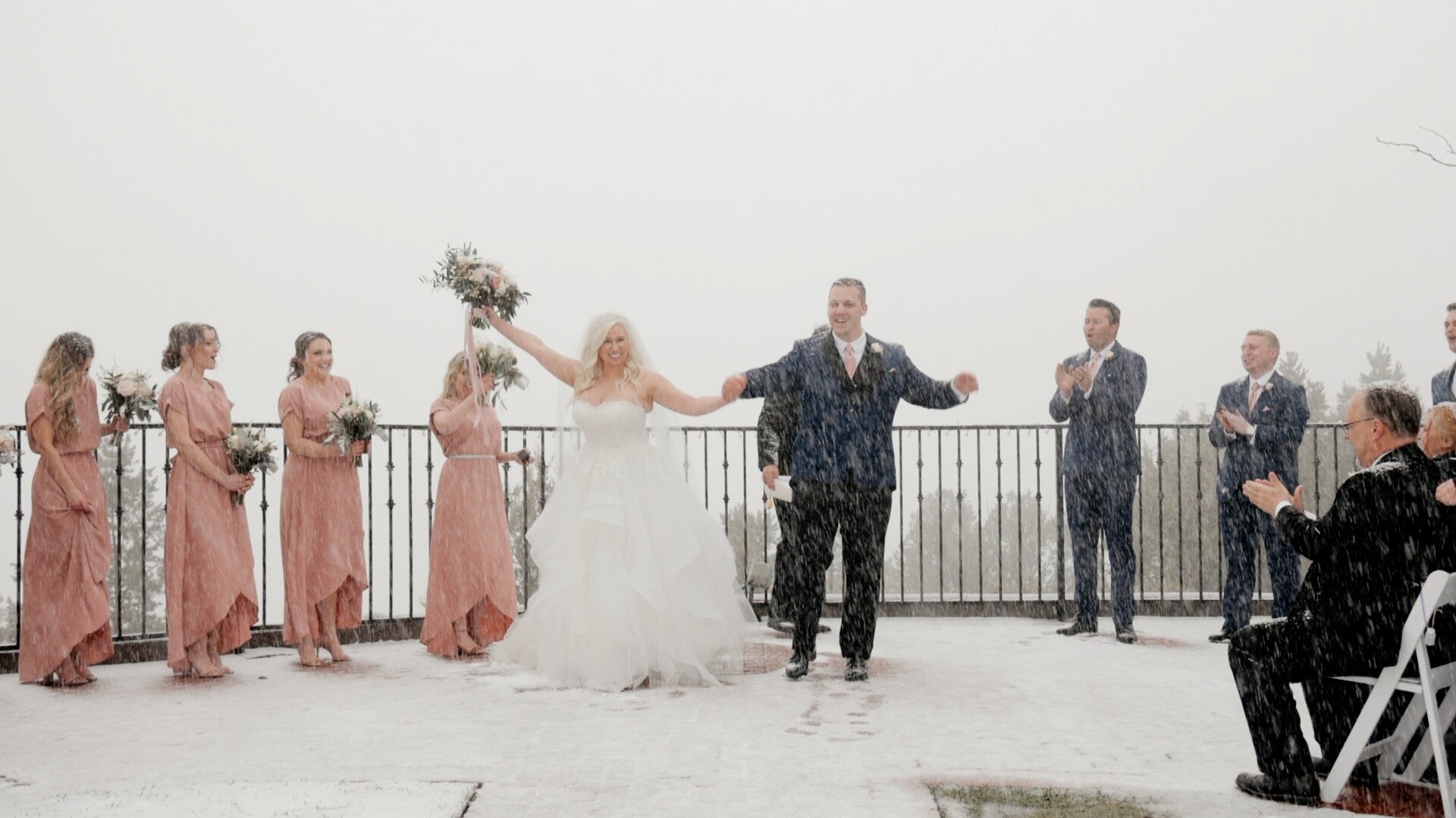 Snowy Sedona Wedding 