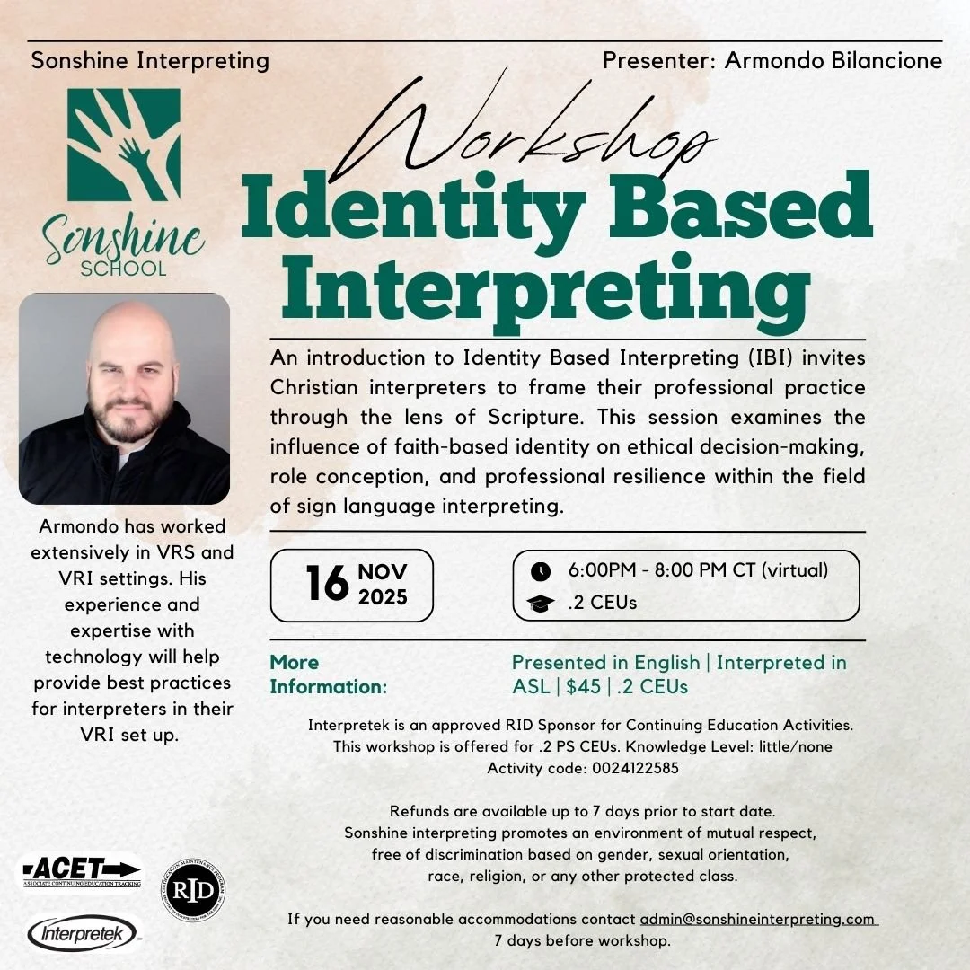 Identity Based Interpreting