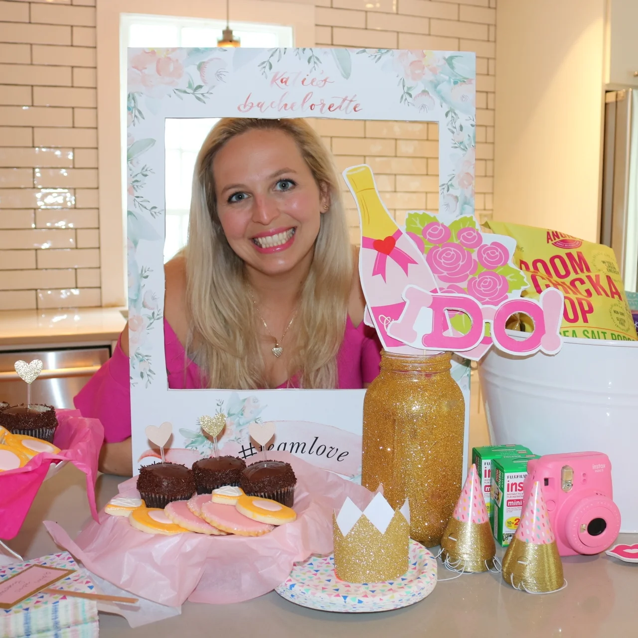 katie's pink & glitter-y charleston bachelorette!